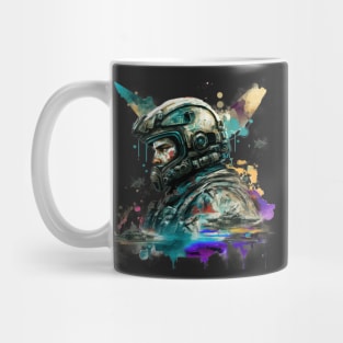 Soldier watercolor print Mug